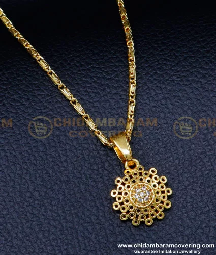 Round shape gold hot sale pendant designs